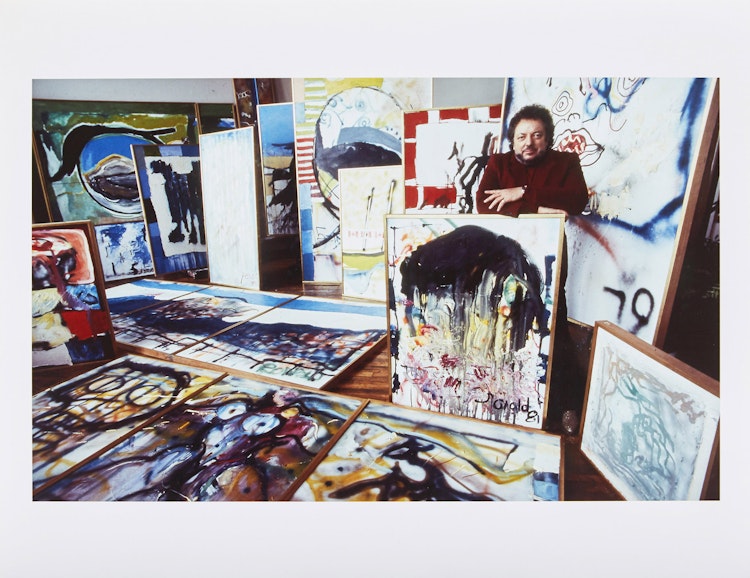 Artwork by John Reeves, Test Print Portrait of William Ronald “The Prime Ministers”
