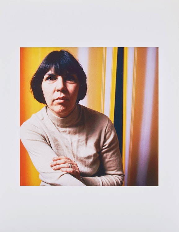 Artwork by John Reeves, Test Print Portrait of Rita Letendre