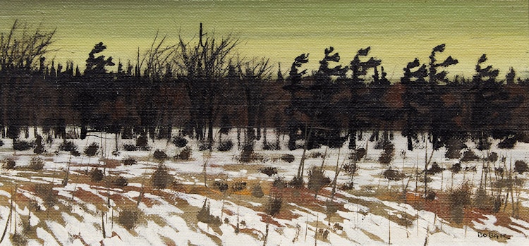 Artwork by Bruno Joseph Bobak,  Winter Landscape