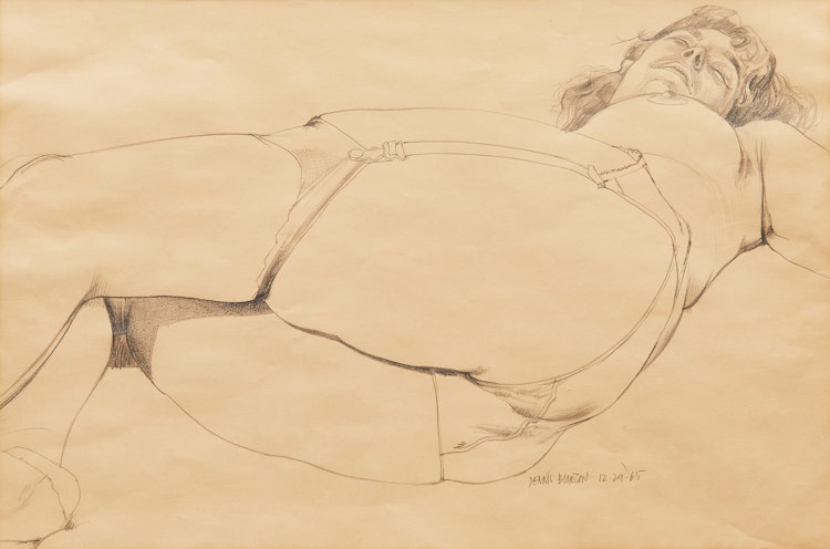 Artwork by Dennis Eugene Norman Burton, Reclining Woman