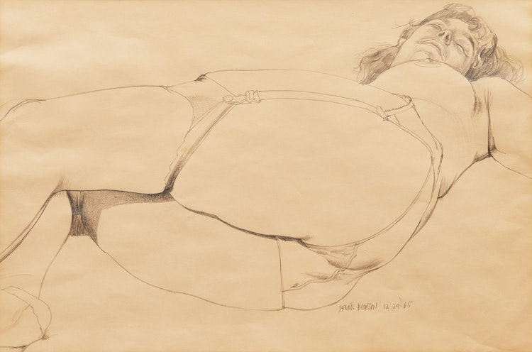 Artwork by Dennis Eugene Norman Burton,  Reclining Woman