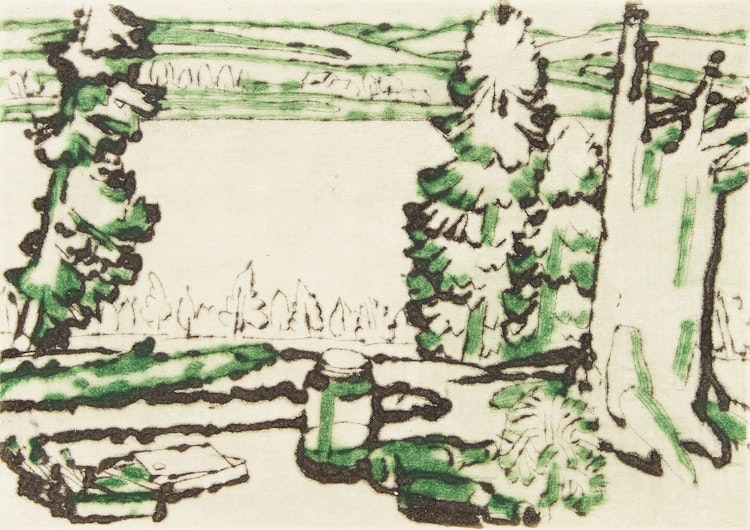 Artwork by David Brown Milne,  Painting Place