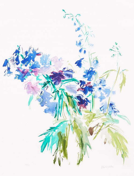 Artwork by Oskar Kokoschka, Delphinium