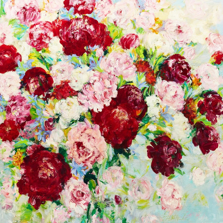 Artwork by Elene Gamache, Floral Still Life