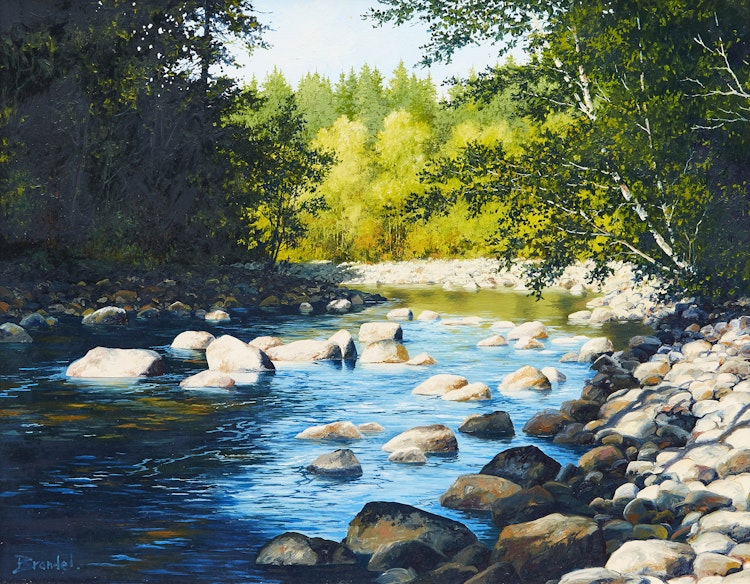 Artwork by Merv Brandel,  French Creek