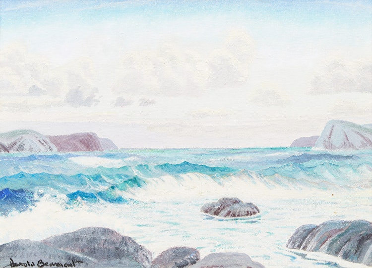 Artwork by Thomas Harold Beament,  Rocky Cove, New-Foundland