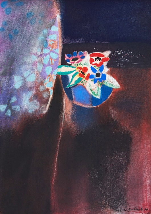 Artwork by Walter Bachinski, Night Flowers I