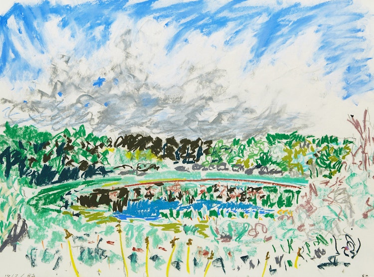 Artwork by Gregory Hardy, Summer Pond