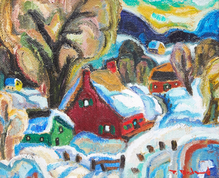 Artwork by Pierre Bédard, L’Hiver au Douceur