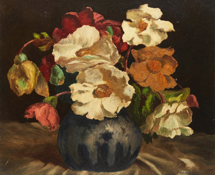 Artwork by Clifton Wellington Greer,  Begonias