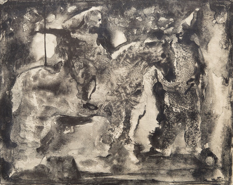 Artwork by Jack Nichols, Figure on Horseback