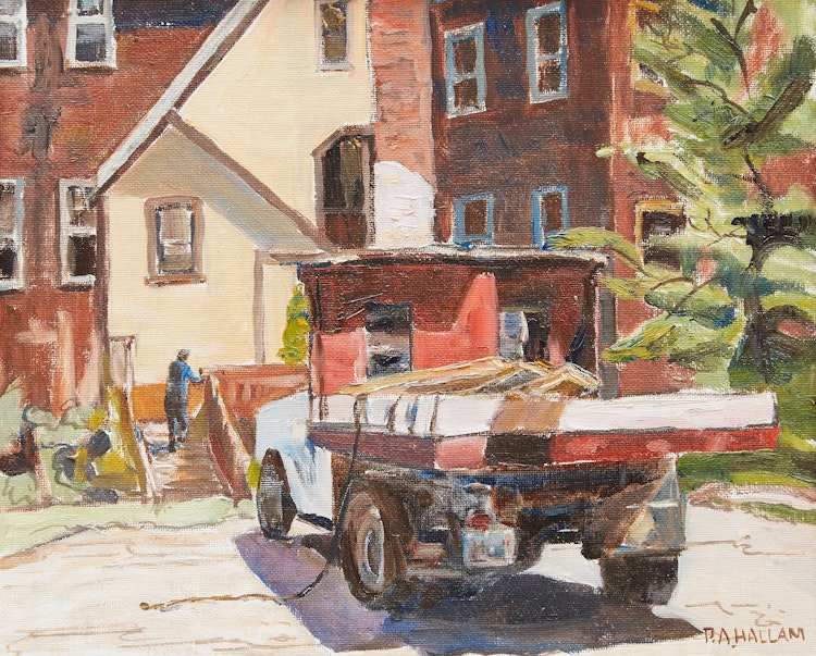 Artwork by Paul A. Hallam, Home for Lunch