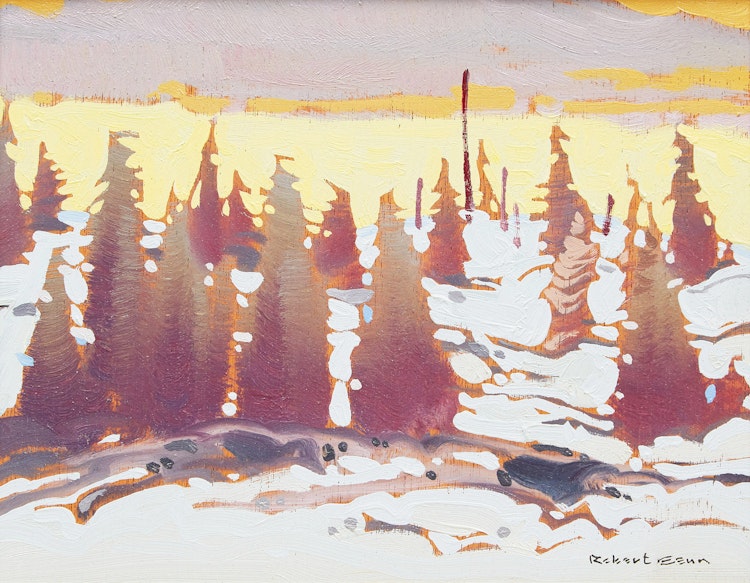 Artwork by Robert Genn, Sombre Compliment