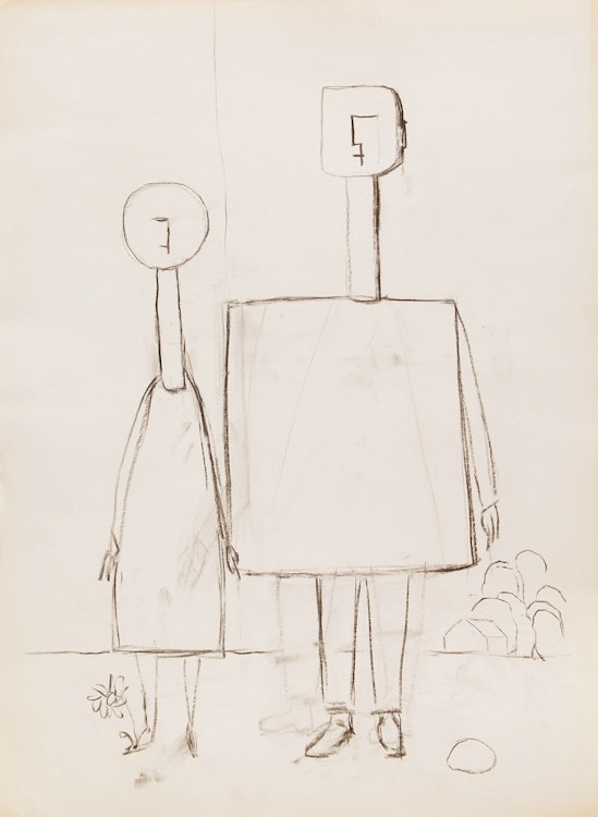 Artwork by Gerald Milne Moses, Figurative and Abstract Drawings