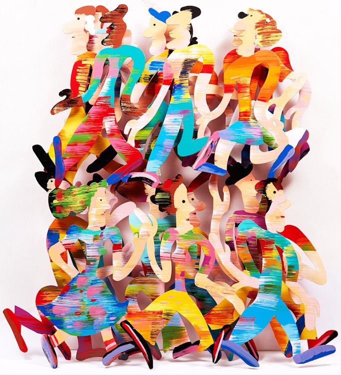 Artwork by David Gerstein, Street Scene