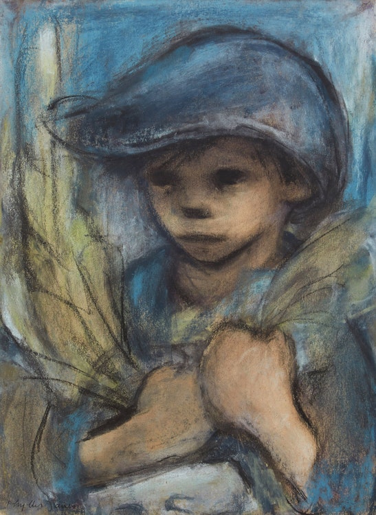 Artwork by Phyllis Hipwell Janes, Young Boy