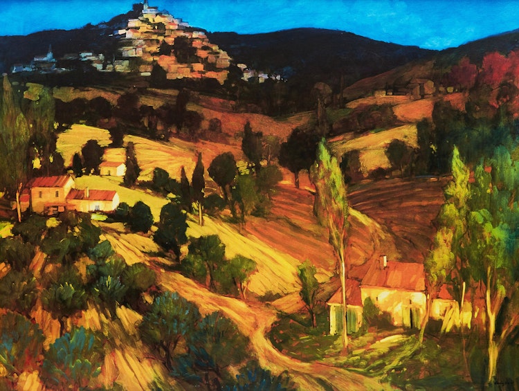 Artwork by Philip Craig, Italian Landscape