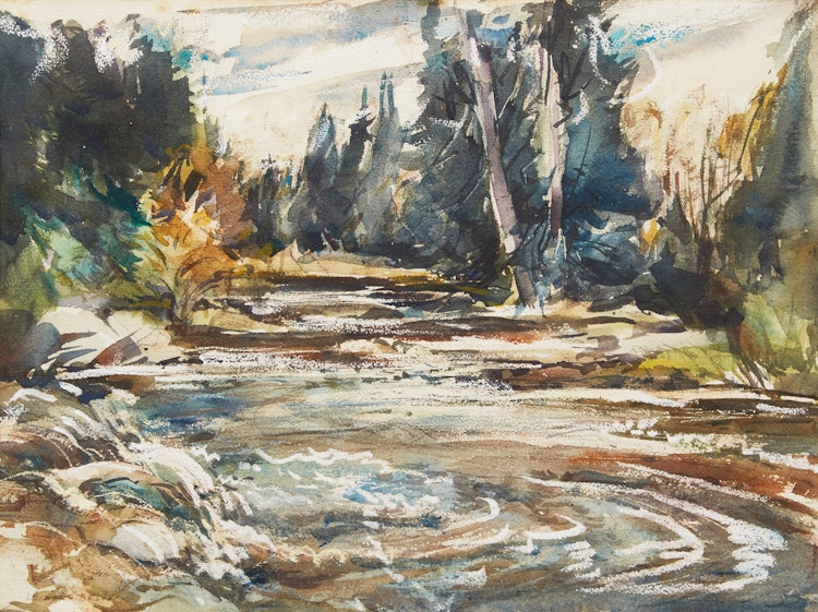 Artwork by Frank Leonard Brooks, Elora