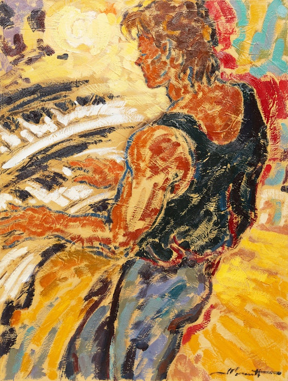 Artwork by Jeannette Perreault, Les Claviers