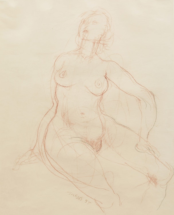 Artwork by Miller Gore Brittain,  Study of a Female Figure