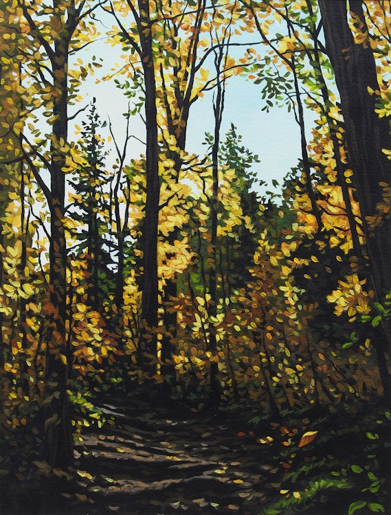 Artwork by Deborah Lougheed Sinclair,  Autumn Path