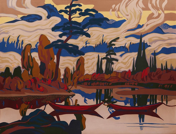 Artwork by James Edward Hervey MacDonald, Mist Fantasy