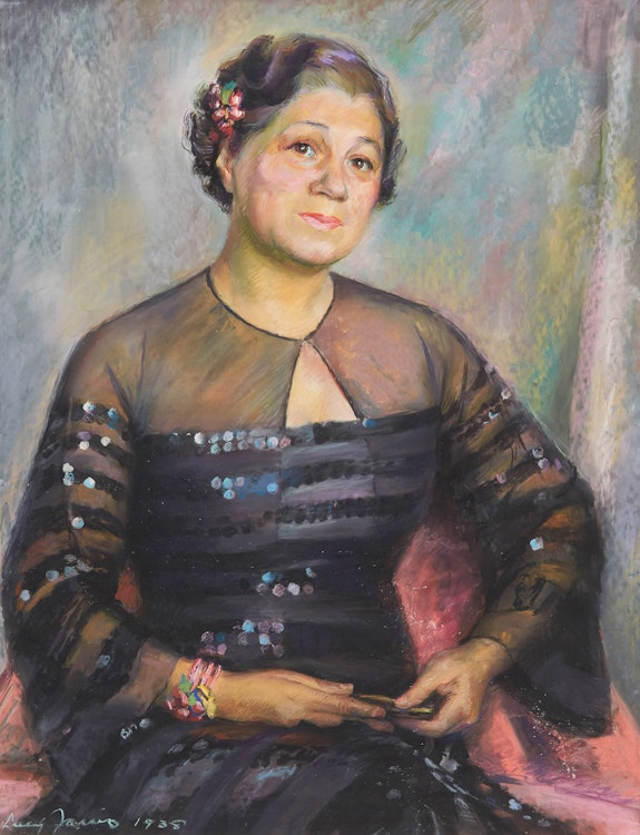 Artwork by Lucy Mary Hope Jarvis,  Portrait of a Woman