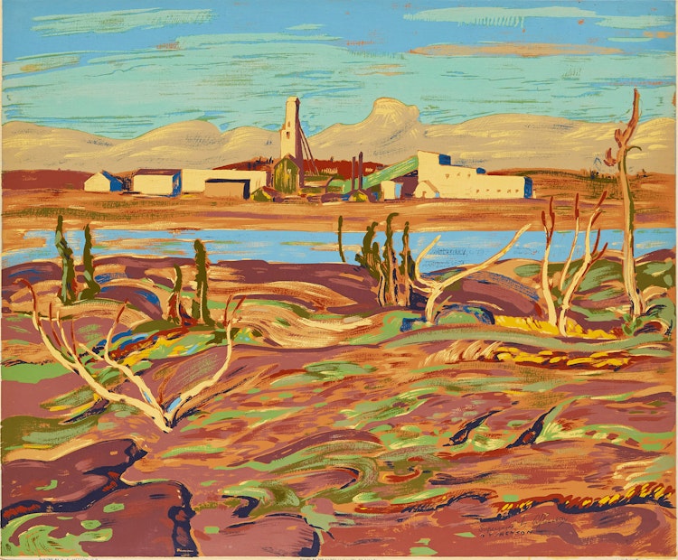 Artwork by Alexander Young Jackson, Gold Mine