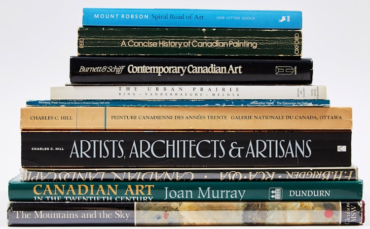 Artwork by  Books and Reference,  Eleven Canadian Art Books