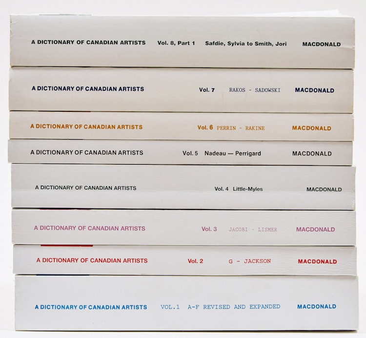 Artwork by Books and Reference, A Dictionary of Canadian Artists Vol. 1-8 Part 1
