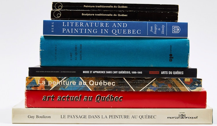 Artwork by  Books and Reference,  Eight Publications on Quebec Art