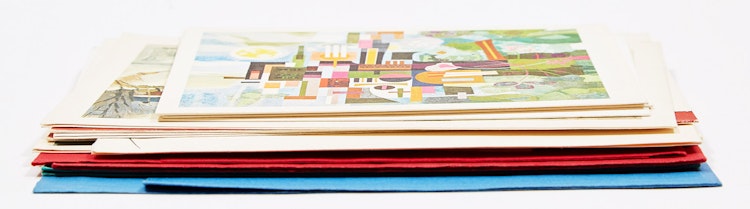 Artwork by Various Artists, Fourteen Art Greeting Cards and Five reproduction prints