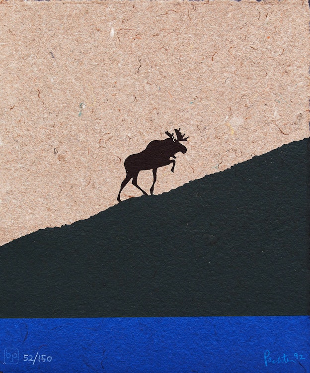 Artwork by Charles Pachter, Charles Pachter; The Ascent