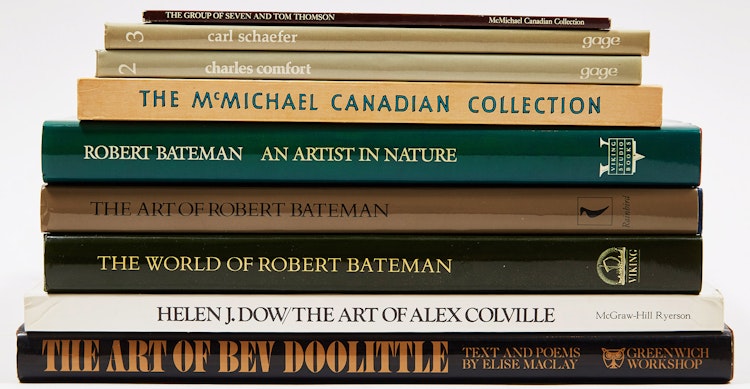 Artwork by Books and Reference, Nine Canadian Art Reference Books (Including Bateman, Colville, Comfort, among others)