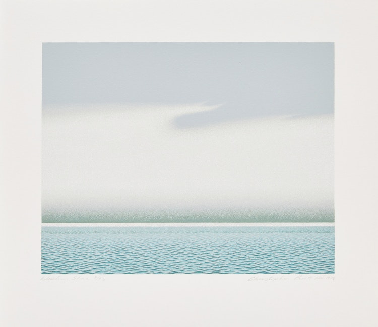 Artwork by Christopher Pratt, David Silcox and Meriké Weiler “Christopher Pratt”; Christopher Pratt “Western Shore”