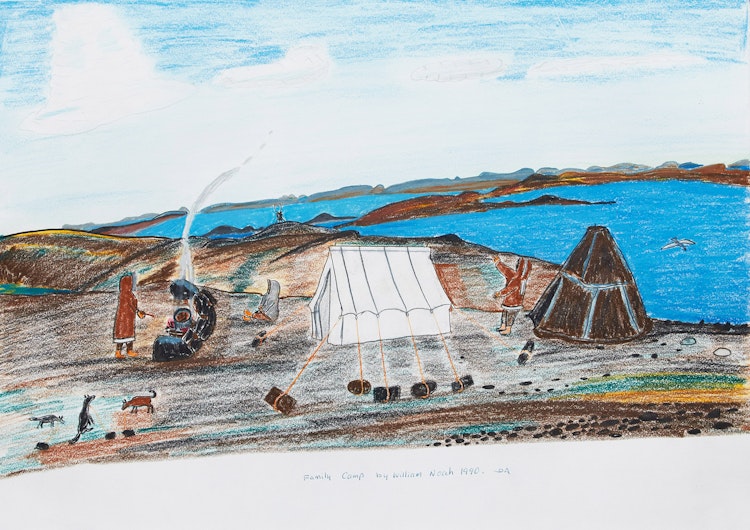 Artwork by William Noah,  Family Camp