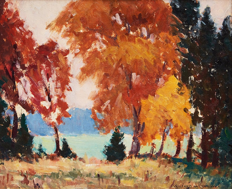 Artwork by Wilfred Forbes Withrow,  Autumn Landscape