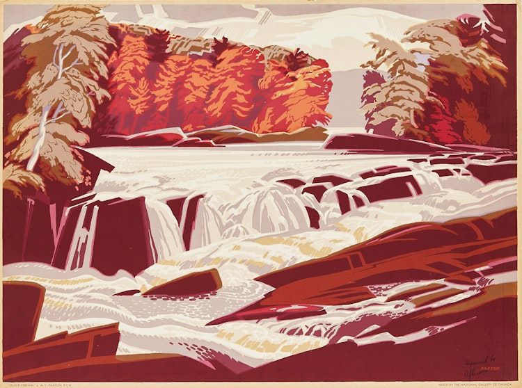 Artwork by Lawrence Arthur Colley Panton, Silver Stream