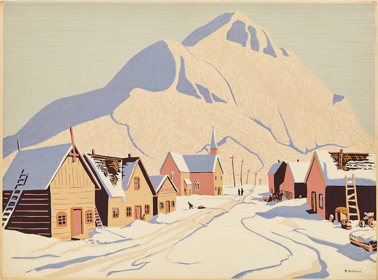 Artwork by Dorothy Williams, Indian Village