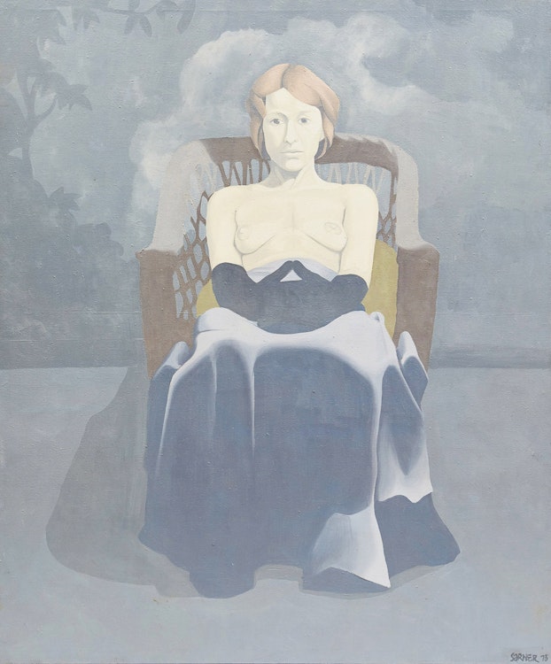 Artwork by Susan Sarner, Portrait of a Widow