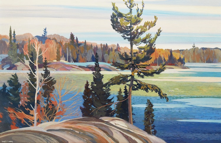 Artwork by Richard Ferrier, Spring Break-Up, Haliburton