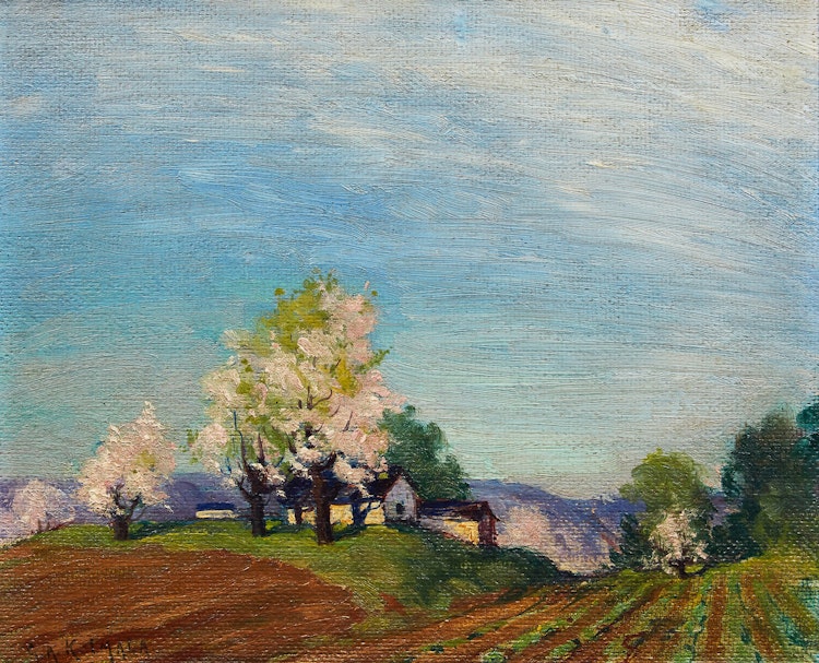Artwork by George Arthur Kulmala, Blossom Time
