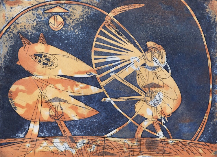 Artwork by Kittie Bruneau, Le Chant
