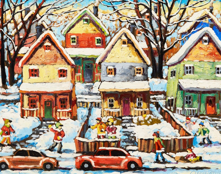 Artwork by Rod Charlesworth,  Snowballs