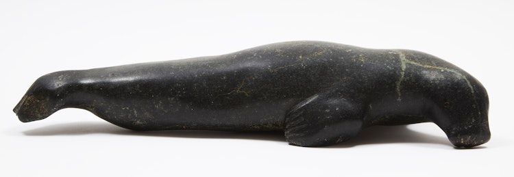 Artwork by Victor Tongelik, Basking Seal