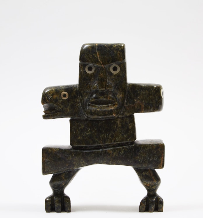 Artwork by Toonoo Sharky, Spirit Inukshuk
