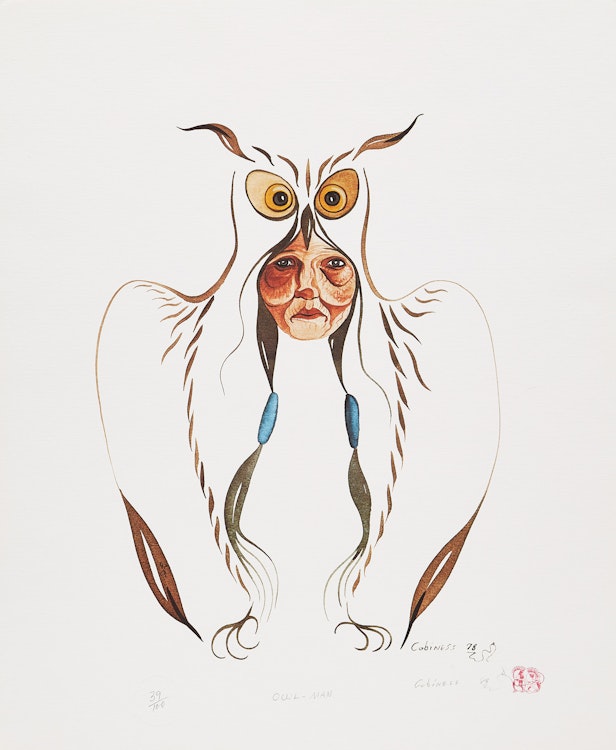 Artwork by Eddy Cobiness, Owlman