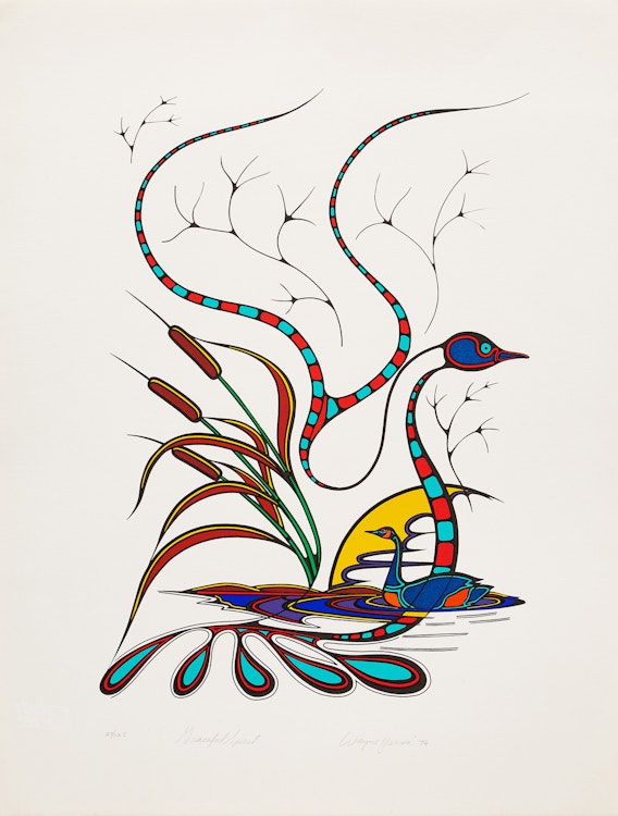 Artwork by Wayne Yerxa, Graceful Spirit