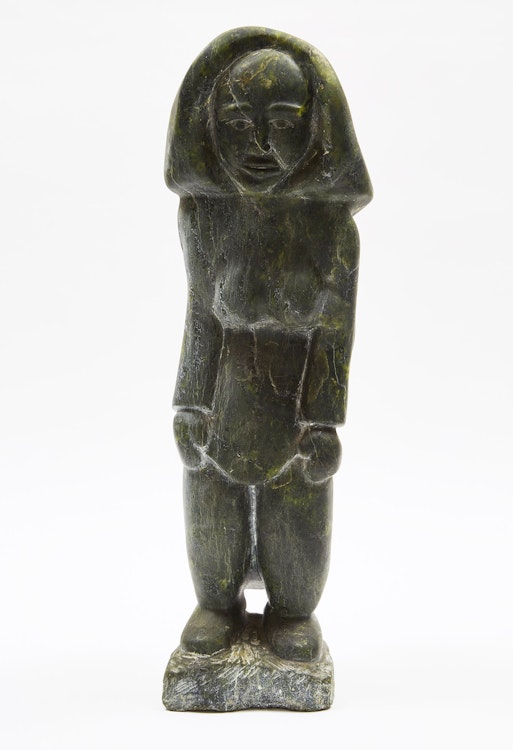 Artwork by  Unidentified Inuit Artist (Kinngait),  Standing Woman