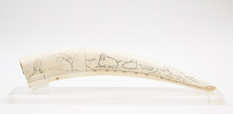 Artwork by Unidentified Inuit Artist, Arctic Scenes
